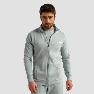 GymBeam Суичър с цип Limitless Eucalypt M