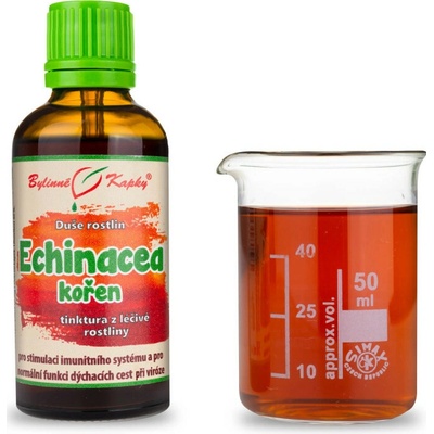 Bylinné kapky Echinacea echinacea kvet kvapky Duša rastlín tinktúra 50 ml