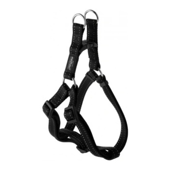 Rogz Utility XLarge - Светлоотразителен нагръдник за кучета, гръдна обиколка от 67 до 103 см , вратна 43-70 см. черен