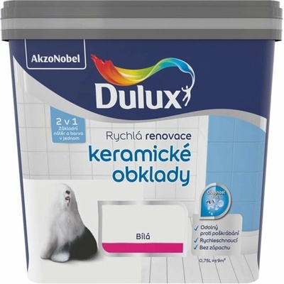 Dulux Renovace keramické obklady bílá 0,75 l