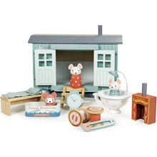 Tender maringotka pro panenky Leaf Secret Meadow Shepherds Hut