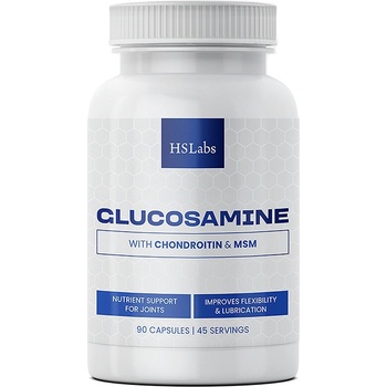 HS LABS - GLUCOSAMINE + MSM + CHONDROITIN - 90 capsules Hs labs - glucosamine + msm + chondroitin