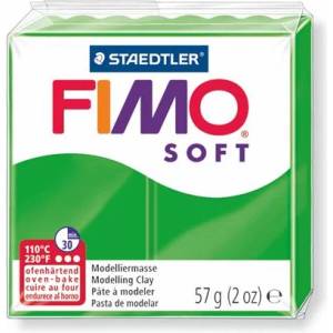 FIMO Глина, 57 g, горима, FIMO "Soft", тропическо зелено 8020-53 (8020-53)