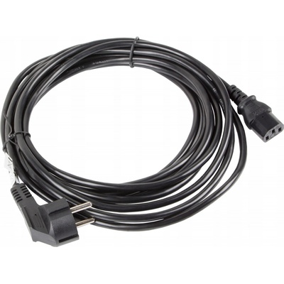 LANBERG CEE 7/7 na IEC 320 C13 POWER CORD 5M VDE černý CA-C13C-11CC-0050-BK