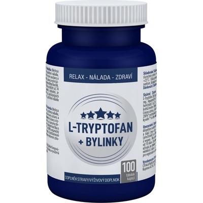 Clinical L-Tryptofán + bylinky 100 kapsúl