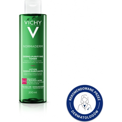 Vichy Normaderm Lotion Assainissante Astringente čistiace adstringentné tonikum 200 ml