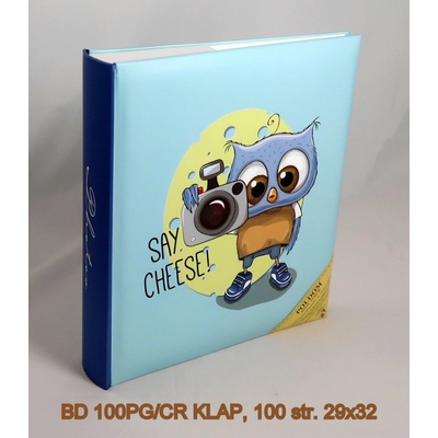 POLDOM klasické album dětské KLAP 29x32 100s, modré