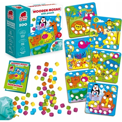 Roter Kafer Výuková hra mozaika - zoo