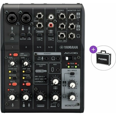Yamaha AG06 MK2 BK Basic SET