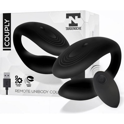 Tardenoche Couply Couple Toy with Remote Control Liquid Silicone Black