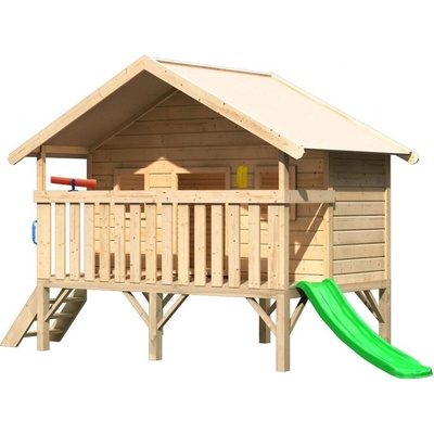 Karibu Detské ihrisko so šmykľavkou, 1.53 x 1.53 x 2.22m