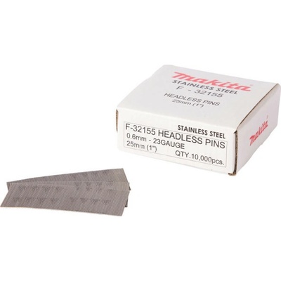 Klince - pinky pozink 25mm 10000 ks MAKITA F-32155