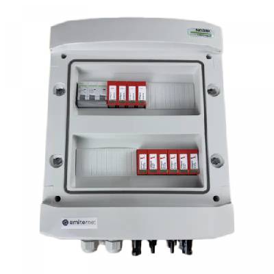 EM-941_DCAC Разпределителна кутия DCAC, IP65, SPD DC Dehn 1000V тип 2, 3 x PV верига, 3 x MPPT, SPD AC Dehn тип 2, 63A 3-Ф (EM-941_DCAC)