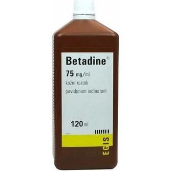 BETADINE DRM 75MG/ML DRM SOL 120ML