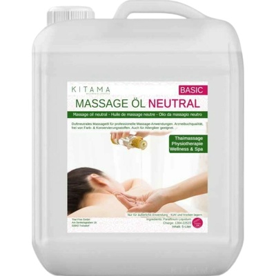 Neutrální masážní olej bez parfemace KITAMA 5L