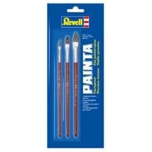 Revell Painta Flat Set 29610 - комплект от 3 плоски четки