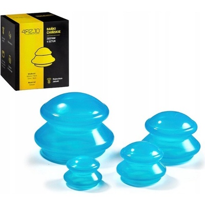 4FIZJO Banky silikónové modré