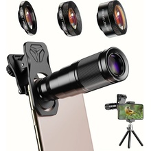 Apexel Súprava 4v1 teleobjektívy 22x s tripod statívom