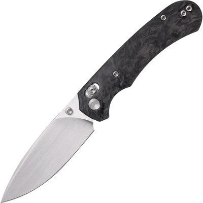 FerraMonster Spectrum M390 Hand Rubbed Satin with Marble CF handle FM23004-C
