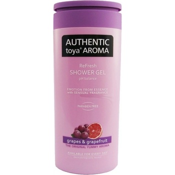 Authentic Toya Aroma Grapes & Grapefruit sprchový gél 400 ml