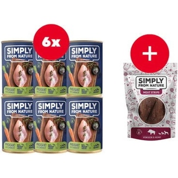 Simply From Nature Bažant s mrkvou 6 x 400 g