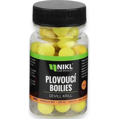 Karel Nikl Plávajúce boilies 20g 10mm Devill Krill