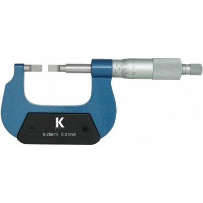 KMITEX Mikrometr na zápichy 0-25mm/0,01mm KM7080_025