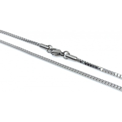 Jan Kos jewellery Řetízek z oceli typu kostka 12102666