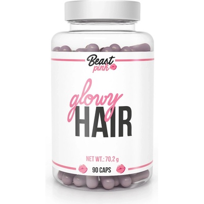 BeastPink Glowy Hair 90 kapslí – Hledejceny.cz