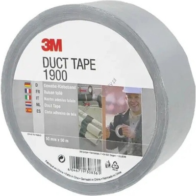 3M 1900 Izolačná páska Duct Tape 50 mm x 50 m strieborná