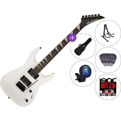 Jackson JS22 DKA Dinky AH SET 3 Snow White Електрическа китара
