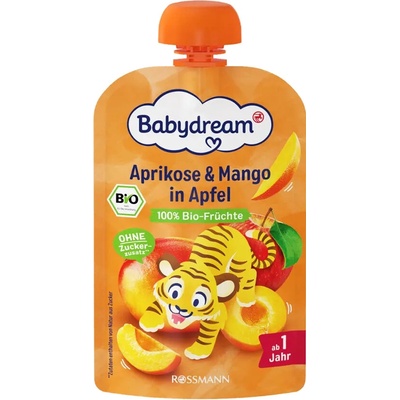 Babydream BIO jablko, meruňka a mango 100 g