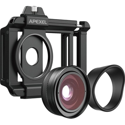 Apexel Adjustable 10X-20X Zoom Macro Lens