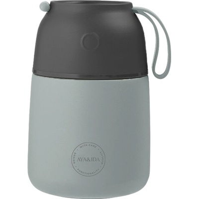 Aya & Ida termoska na jídlo FOOD'IE 500 ml mint green