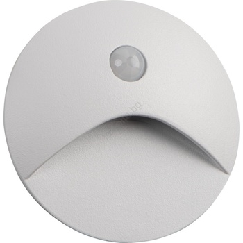 Kanlux 39135 - LED осветително тяло за стъпала със сензор EXIN 2, 5W/230V 4000K IP65 бяло, кръгло (KX2643)