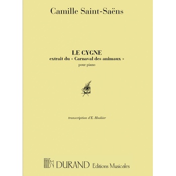Editions Durand Noty pro piano Le Cygne Extrait du Carnaval des Animaux