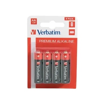 Image 1 of Verbatim Батерия, Verbatim ALKALINE BATTERY AA 8 PACK (HANGCARD) (49503)