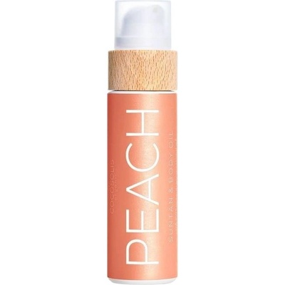Cocosolis Suntan & Body Био масло за бърз тен Peach, 100 ml