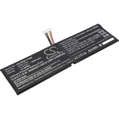 Cameron Sino Батерия за Razer Blade Pro 17, Blade Pro 2015, Blade Pro 2013 и други, 5000 mAh, Li-Pol (CS-RZB175NB)