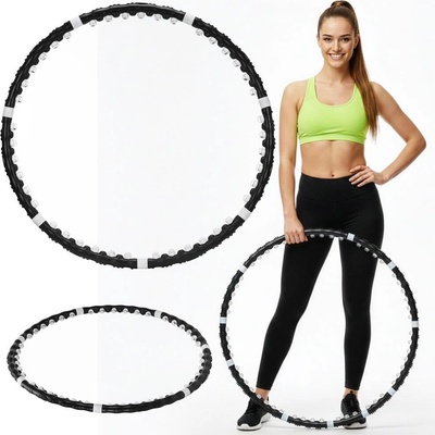 ACTIGET ACT0134 Hula hoop obruč s magnetmi 100 cm čierna