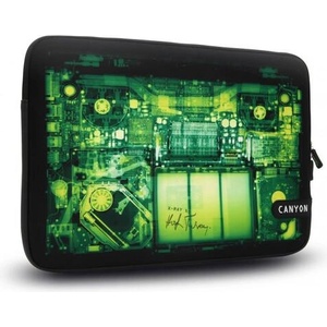 CANYON X-Ray калъф-ръкав за iPad/iPad 2 9.7", неопрен, черен/зелен (CNL-NB10IX)
