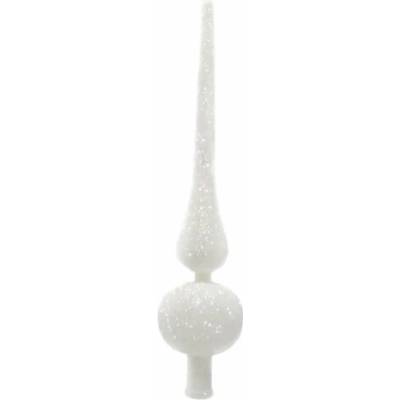Plastová ozdoba na vánoční stromeček CHRISTMAS TOUCH 28 cm bílá