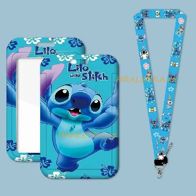 Šňůrka na krk 24519 s cedulkou na ID karty Lilo a Stitch