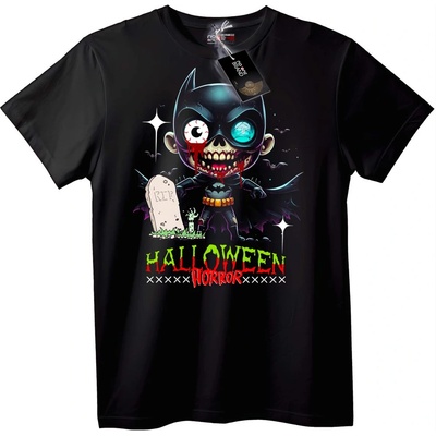 NOONEBRAND Тениска Batman Halloween Ужас - 6XL, Black