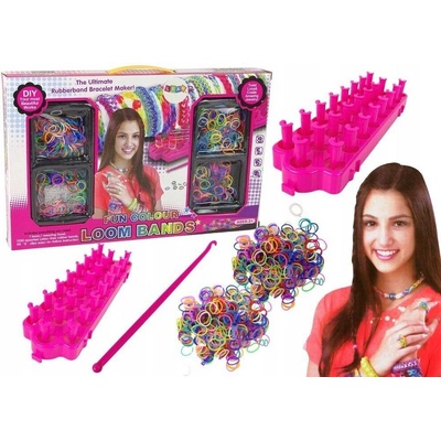 Sada na výrobu náramků z gumiček Loom bands