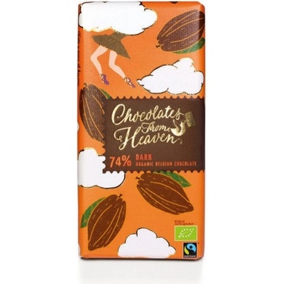 Chocolates from Heaven horká čokoláda 74% Bio 100 g