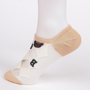 Image 1 of Дамски терлици с тюл в бежово и цвят ванилия