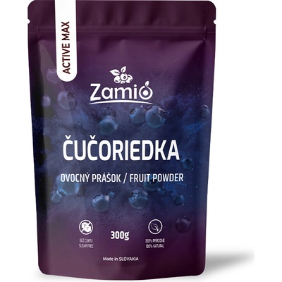 Zamio Active Max ovocný prášok Čučoriedka 300 g