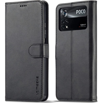 Púzdro IMEEKE Peňaženkové Xiaomi Poco X4 Pro 5G čierne