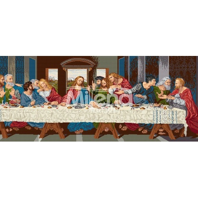 Milena Style Тайната вечеря - гоблен със схема конци Ariadna 1: 4 с детайл 1: 1